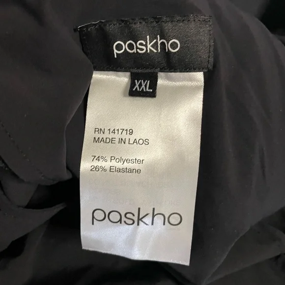 PASKHO Pants XXL Minimalist Travel Drawstring Tapered Comfy Leisure Jogger - Picture 6 of 10